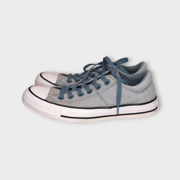 Womens Converse Blue & White Low Top Sneakers Size 7.5 - Picture 3 of 11